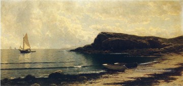 Le long de la plage Shore Alfred Thompson Bricher Peinture à l'huile